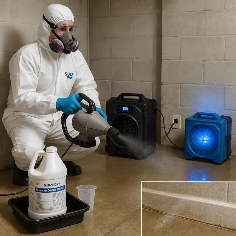 Sanitization and Odor Removal process in Little Chute, WI